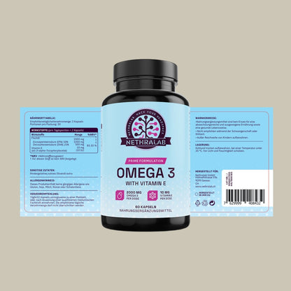 Omega 3 mit Vitamin E